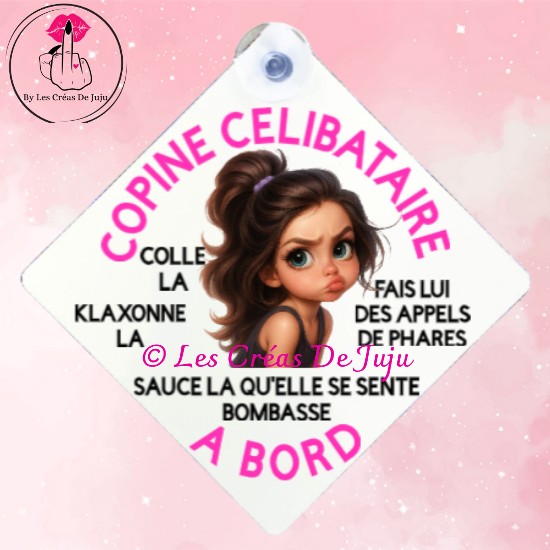 Plaque ventouse copine célibataire plusieurs versions