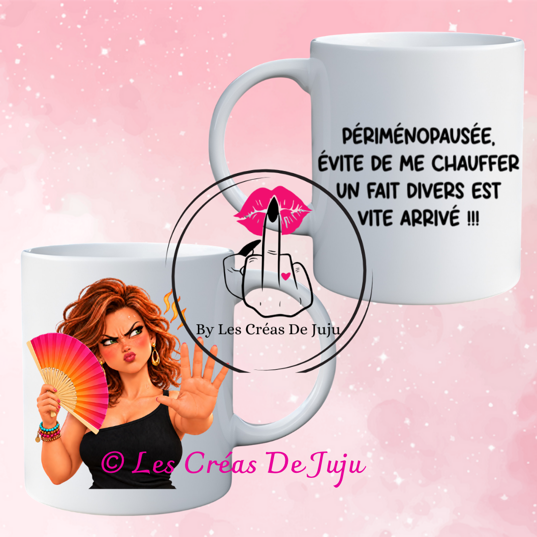 Mug humour "périménopausée" - Les Créas de Juju - photo 2