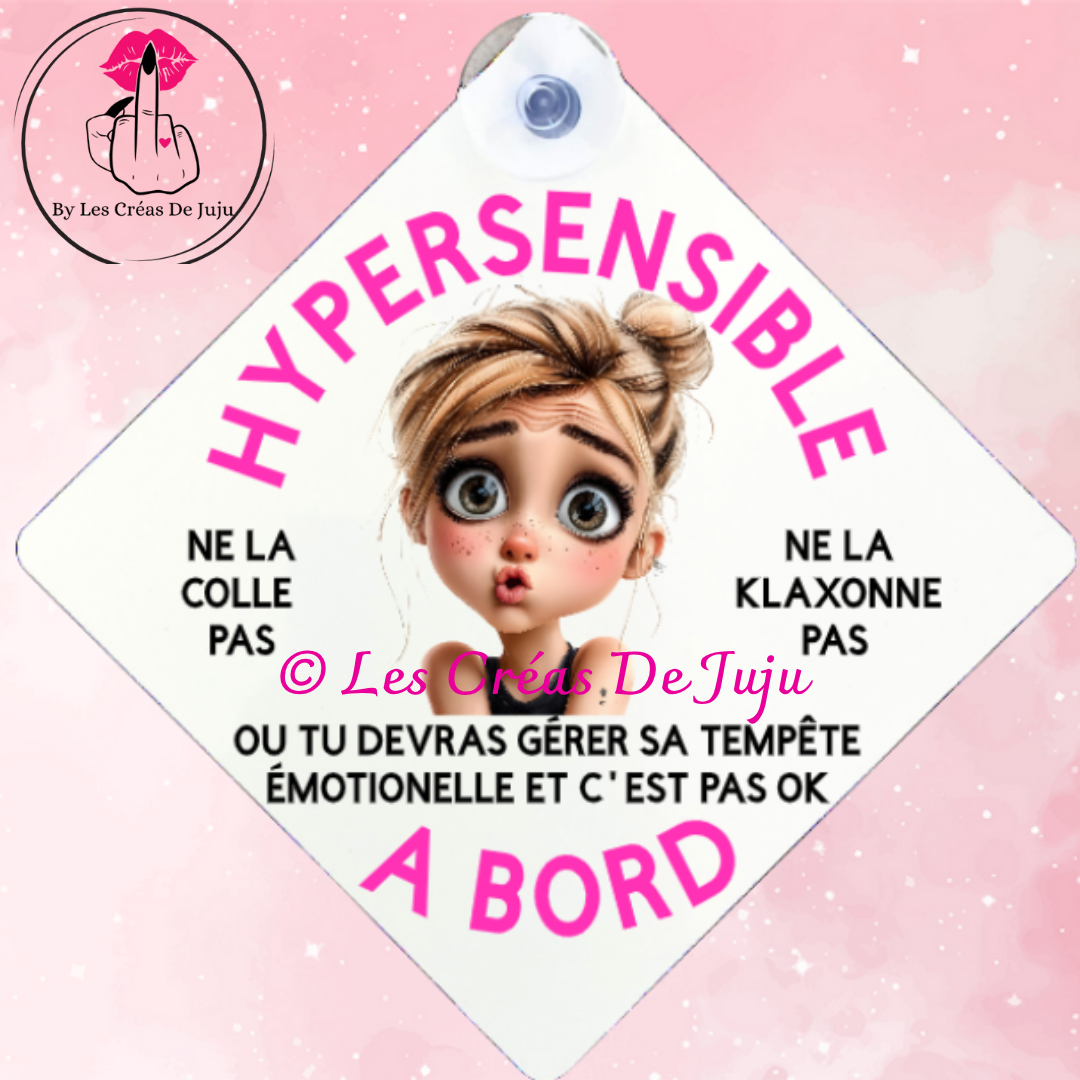 Plaque ventouse hypersensible à bord brune, blonde ou rousse
