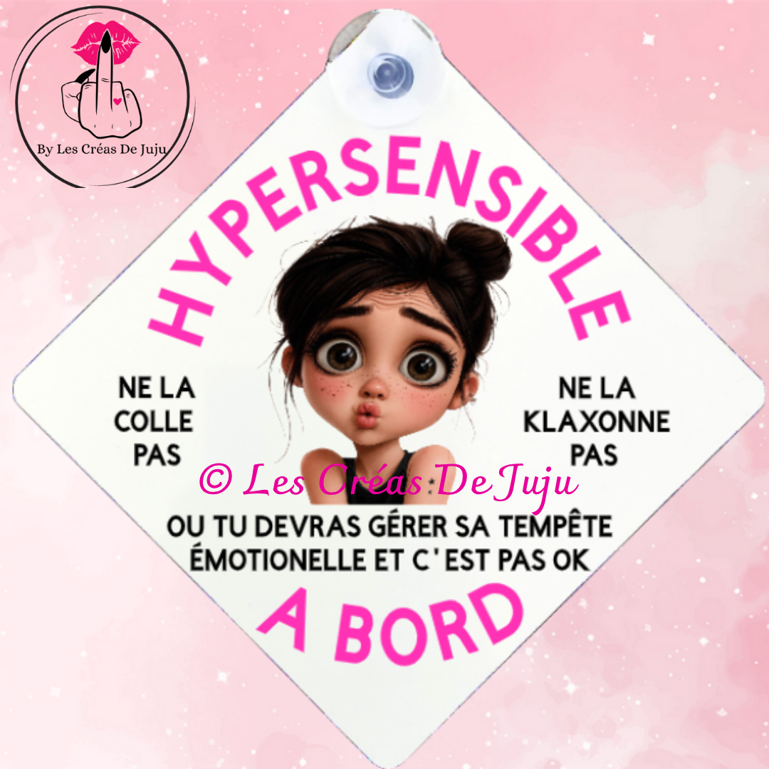 Plaque ventouse hypersensible à bord brune, blonde ou rousse