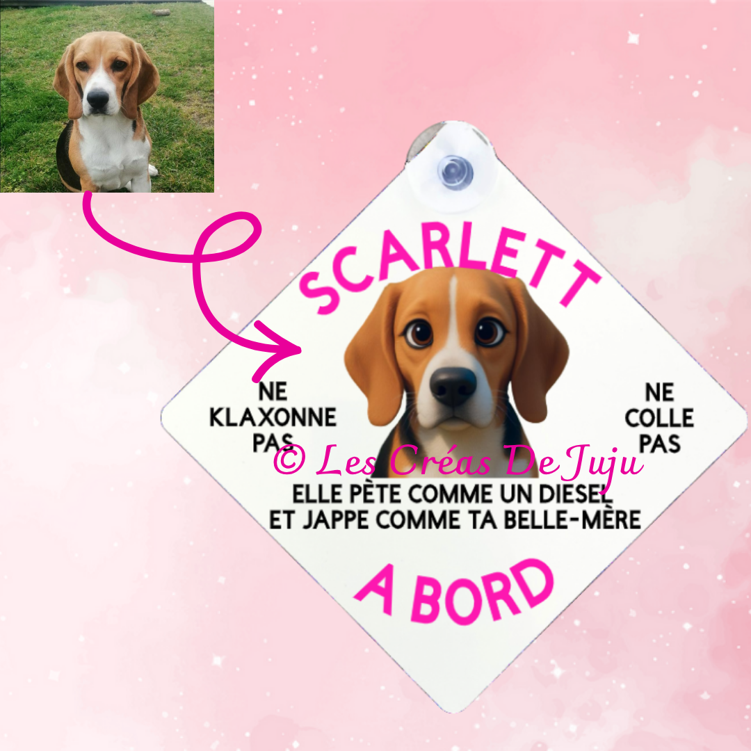 Plaque ventouse personnalise moi