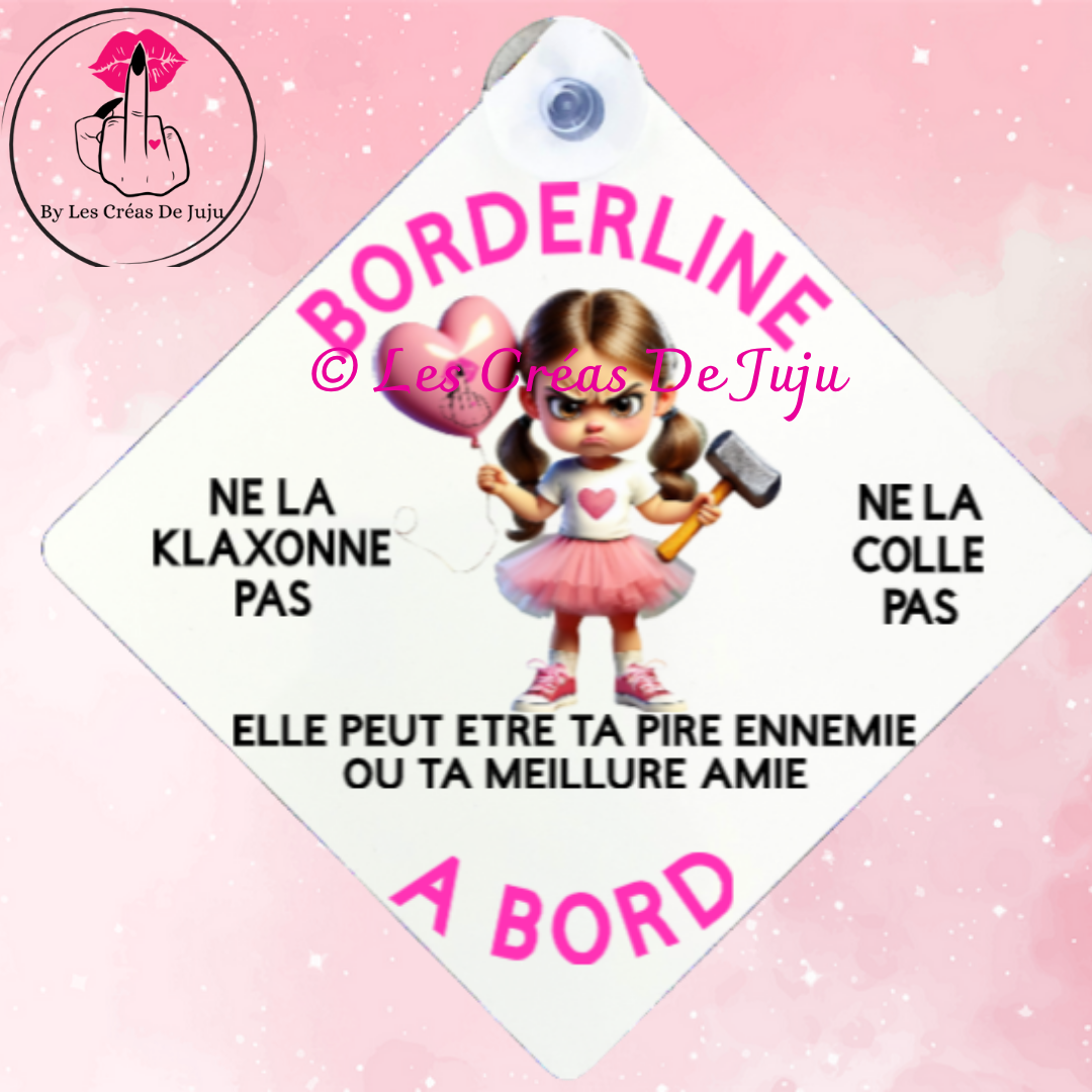 Plaque ventouse borderline à bord plusieurs versions