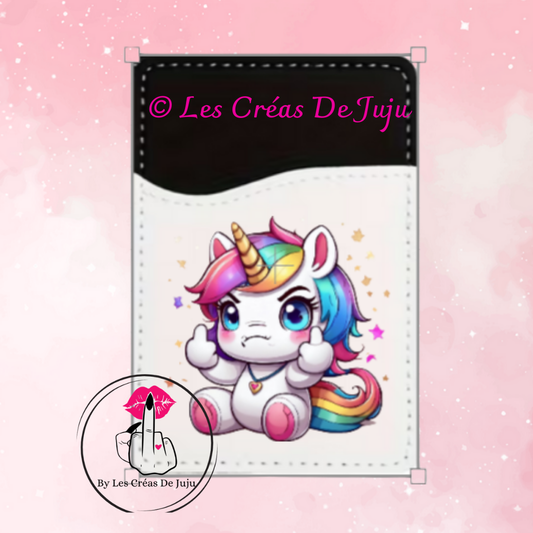 Etui carte licornasse