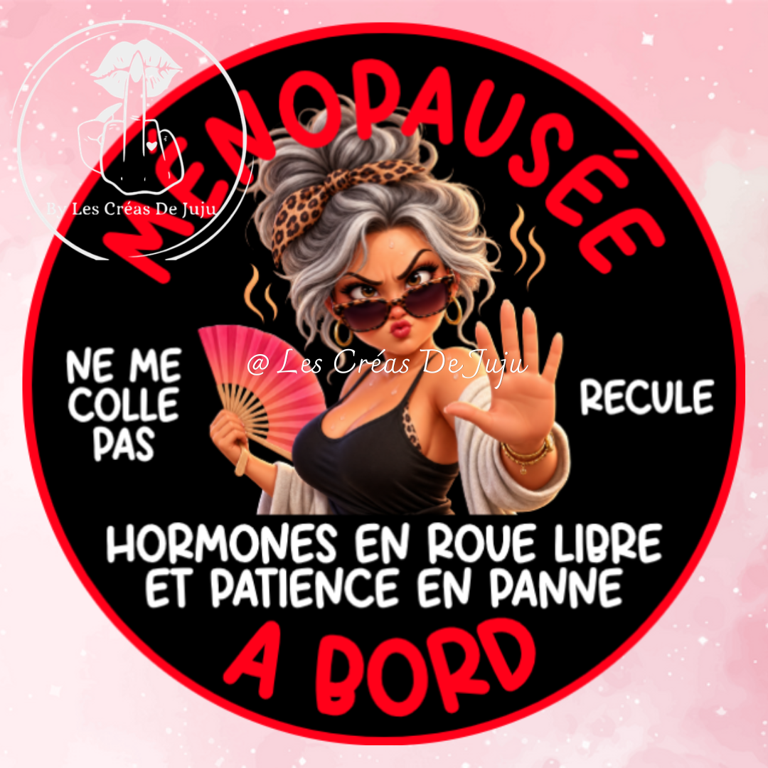 Stickers ménopausée à bord